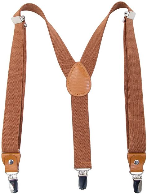 Suspenders for Kids Children Braces - Elasticated Adjustable Y shap Brown Leather 3 Clips on Suspender(Coffee) : Amazon.co.uk: Clothing Suspenders For Kids, Uk Clothing, Falling Down, Suspenders, Braces, Kids Boys, Heavy Metal, Brown Leather, Boy Or Girl