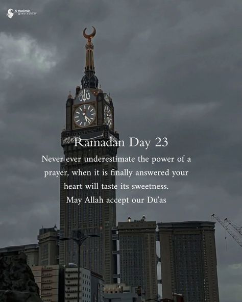 Islamic Quotes ❤ on Instagram: "Ramadan Day 23❤️🫶" Ramadan 23 Day, 23 Ramadan, Ramadan Day 22 Quotes, Ramadan Day 23, Ramadan Day 23 Quotes, Best Ramadan Quotes, Laylat Al-qadr, Jumma Mubarak Beautiful Images, Ramadan Images