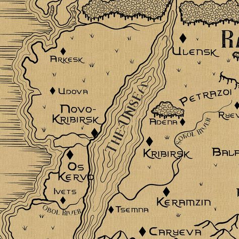 Everyone caught up on the latest season of Shadow and Bone? :) Map of the grishaverse. #grishaverse #grisha #shadowandbone #sixofcrows #fantasy #cartography #unsea #darkline www.etsy.com/listing/975516266/map-of-ravka-grishaverse-shadow-and-bone Ravka Shadow And Bone, Ravka Map, Six Of Crows Map, Shadow And Bone Map, Grishaverse Map, Fantasy Cartography, Bookish Fanart, The Grishaverse, Nikolai Lantsov