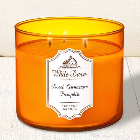 Sweet Cinnamon Pumpkin Candle, Marshmallow Fireside Candle, Pumpkin Scented Candles, White Barn Candle, Cinnamon Pumpkin, Cinnamon Candle, Pumpkin Scent, Autumn Candle, Cozy Candles