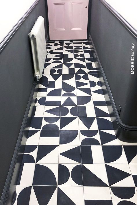 Materials / Textures ideas on Behance Funky Hallway, Cement Factory, Hallway Entrance, Patchwork Tiles, Tiled Hallway, Hallway Flooring, Tiles Mosaic, Geometric Floor, Mosaic Floor Tile