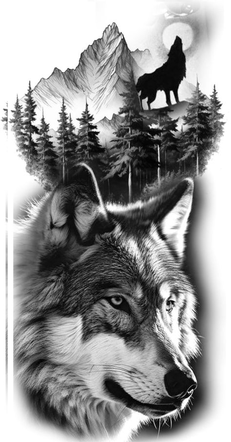 Sketches Wolf, Wolf Sleeve, Iron Man Face, Angry Wolf, Native American Tattoo, Wolf Tattoo Sleeve, Wolf Eyes, Full Arm Tattoos, Japan Tattoo Design