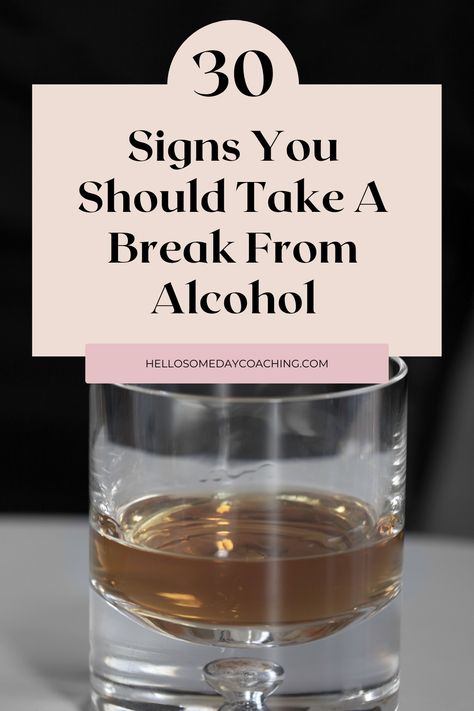 Have you been going back and forth about whether you should take a break from drinking but don’t check all the boxes for a person who had a “real problem” with alcohol? That’s the case for a lot of high-achieving women. You don’t have to have a drinking problem to have a problematic relationship with alcohol. Find out the 30 early signs you can pick up on, things you might think, feel or do, that signal it’s time to reevaluate your relationship with drinking. Side Effects Of Drinking Alcohol, Things To Drink Instead Of Alcohol, It’s Been A Day Quotes, Drinking Less Alcohol Tips, Drinks That Dont Break A Fast, Reasons To Not Drink Alcohol, Benefits Of Stopping Drinking Alcohol, Alcohol Reduction Plan, Quite Drinking Alcohol