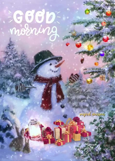 Christmas Good Morning Images, Good Morning Christmas Images, December Good Morning, Good Morning December, Christmas Morning Quotes, Good Morning Winter Images, Good Morning Christmas, Good Morning Winter, Morning Christmas