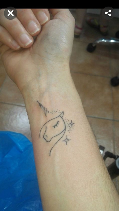 Unicorn Tattoo Designs, Unicorn Tattoo, Unicorn Tattoos, Trendy Tattoo, 1 Tattoo, Tattoo Outline, Henna Tattoo Designs, Trendy Tattoos, Small Tattoo