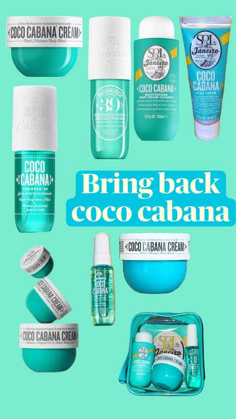 BRING BACK COCO CABANA 🥥@soljaneiroshop Profumo Victoria Secret, Coco Cabana, Sephora Skin Care, Bring It Back, Pretty Skin Care, Skin Care Items, Perfume Lover, Pretty Skin, Bath And Body Care