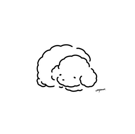 Toy Poodle Drawing, Toy Poodle Tattoo, Poodle Tattoo, Poodle Doodle, Poodle Drawing, Dog Line Drawing, Poddle, 심플한 그림, Minimalist Drawing