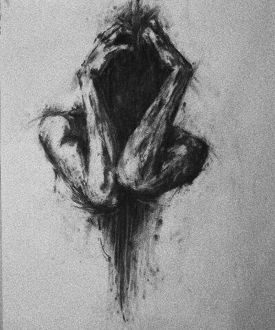 Image Illusion, Deep Art, Charcoal Art, Dark Art Drawings, Dark Art Illustrations, Scary Art, Ap Art, Creepy Art, Cool Art Drawings