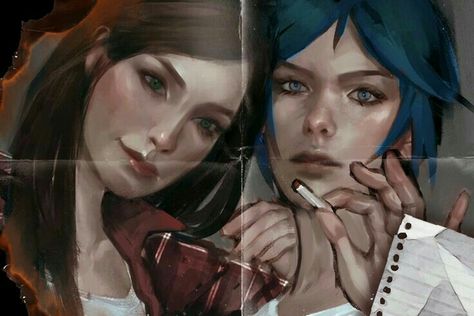 Chloe Price Rachel Amber Rachel Life Is Strange, Rachel Amber, Life Is Strange Fanart, Dontnod Entertainment, Amber Hair, Amber Price, Arcadia Bay, Life Is Strange 3, Blue Haired Girl