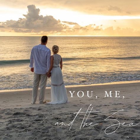 Best Beach Wedding Locations, Beach Wedding Pics, Wedding Anniversary Pictures, Small Beach Weddings, Sunset Beach Weddings, Beach Wedding Locations, Beach Wedding Ceremony, Casual Beach Wedding, Destination Beach Wedding