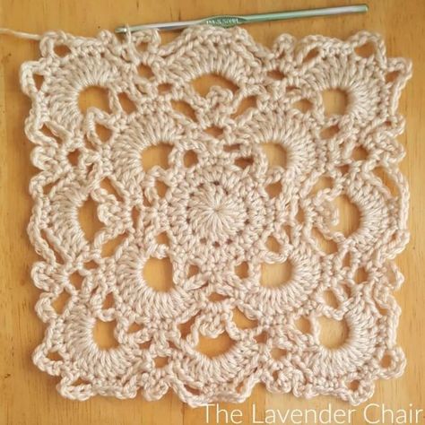 Gemstone Lace Blanket Crochet Pattern - The Lavender Chair Crochet Blanket Lace, Lavender Chair, Lace Blanket, Irish Lace Crochet Pattern, Irish Crochet Motifs, Confection Au Crochet, Crochet Motif Patterns, Crochet Bedspread, Crochet Lace Pattern