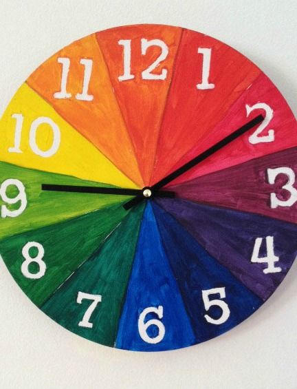 These 8 bright activities and games will help teach your kids all about rainbows. Your child can have fun while mastering their colors. Color Wheel Lesson, Color Wheel Design, Color Wheel Art Projects, Color Wheel Projects, Color Wheel Art, Wheel Clock, Tertiary Color, Frida Art, Preschool Fine Motor