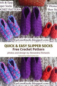 [Free Pattern] The Easiest Crochet Slippers You Will Ever Make - Knit And Crochet Daily Crochet Slippers Adult Free Pattern, Corak Krusye, Easiest Crochet, Crochet Slipper Boots, Slipper Design, Crocheted Slippers, Easy Crochet Slippers, Slipper Pattern, Crochet Slipper