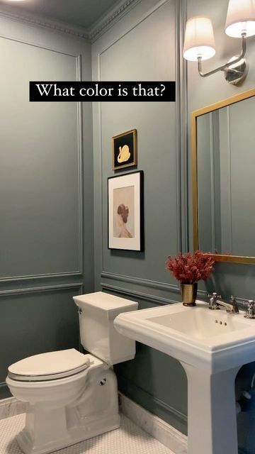 Grey Blue Green Home Decor, Grey Green Paint Color Kitchen, Blue Green Bathroom Paint, Moody Green Blue Paint, Dark Grey Green Paint Color, Moody Blue Green Paint Colors, Blue Green Bathroom Ideas, Rookwood Blue Green, Moody Blue Paint Colors