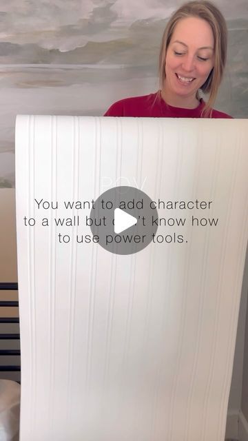 Holly Taylor on Instagram: "You don’t need to know how to use power tools or have a ton of $$$ to add character to your home.

This bead board paintable wallpaper is such a game changer. I’ve used it on 4 different areas in my home now over the last 2 years!! Aaand I have a whole blog post to problem solve any questions you may have! AND IT’S 36% OFF RIGHT NOW!!
Comment “link” for details!" Paintable Beadboard Wallpaper, Paintable Wallpaper Ideas, Bead Board Wallpaper, Waynes Coating, Beadboard Wallpaper, Bead Board Walls, Add Character To Your Home, Paintable Wallpaper, Bead Board