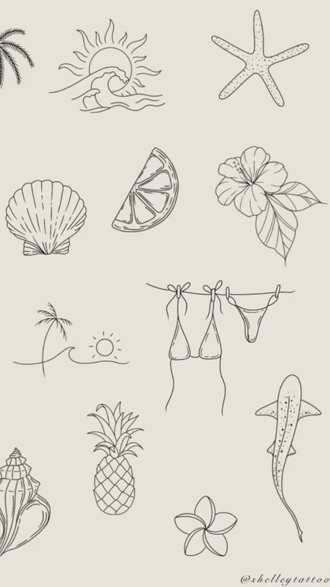 Beach Tattoos Aesthetic, Tattoo Ideas Surfing, Wave Design Tattoo, Aesthetic Wave Tattoo, Coastal Drawing Ideas, Tattoo That Represents New Beginnings, Lake Themed Tattoos, Ocean Fineline Tattoo, Sea Aesthetic Tattoo