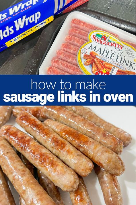 Breakfast Sausage Links In Oven, Baked Breakfast Sausage Links, Oven Sausage Links, Bake Sausage Links In Oven, Cook Breakfast Sausage In Oven, Best Way To Cook Breakfast Sausage, Crockpot Breakfast Sausage Links, Oven Baked Breakfast Sausage, Breakfast Sausage Links Recipes For Dinner