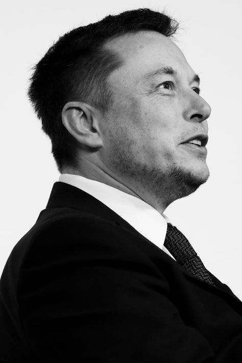 Elon Musk Is on the 2018 TIME 100 List | Time.com Elon Musk Black And White, Elon Mask, Elon Reeve Musk, Elon Musk Spacex, Elon Musk Quotes, Elon Musk Tesla, Matte Colors, Smart Men, People Of Interest