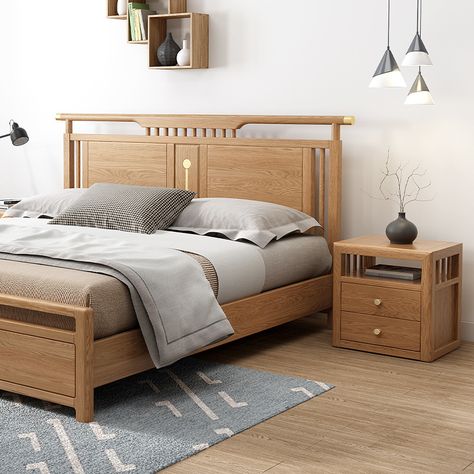 Wooden Bedroom Ideas, Solid Wood Bed Design, Latest Wooden Bed Designs, Simple Bed Designs, Bedroom Pop Design, For Couples, Bed Interior, Wood Bed Design, Bedroom Ideas Aesthetic