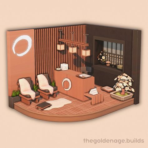 Japanese Spa waiting room 🪷 | noCC 🛠️ packs used: EP: Snowy escape GP: Spa day 🏷️: @ea @thesims #sccregram #thesims #sims… | Instagram Acnh Spa Ideas, Spa Building, Sims 4 Spa Ideas, Sims 4 Spa Interior, Sims 4 Cc Spa Day, Sims Spa, Sims 4 Gym And Spa, Sims 4 Spa Cc, Sims 4 Spa