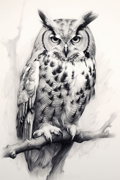 #owl #draw #deeplook #wisdom #curiosity Owl Tattoo Drawings, Owl Sketch, Owl Posters, Owl Artwork, Bird Sketch, Owl Tattoo Design, Owl Illustration, 강아지 그림, Owls Drawing