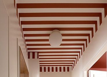 Stripe Ceiling, Striped Hallway, Striped Ceiling, The Ceiling, House Inspo, Ceiling Design, Interior Design Inspiration, My Dream Home, Design Inspo