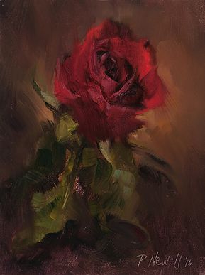 Red Rose I by Pamela C. Newell Oil ~ 8" x 6" Soft Pastel Flowers Painting, Soft Pastels Flowers, Dry Pastels Art, Oil Pastel Roses, Chalk Pastel Painting, How To Use Soft Pastels, Flowers Pastel Drawing, How To Make White Paint, Pastel Art Flowers