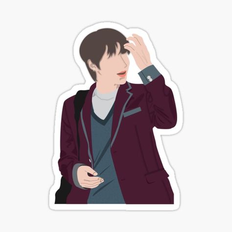 True Beauty Drama Stickers | Redbubble True Beauty Stickers, True Beauty Aesthetic, Drama Stickers, Kdrama Stickers, Han Seo Jun, Han Seojun, In Yeop, Hwang In Yeop, Beauty Drawings