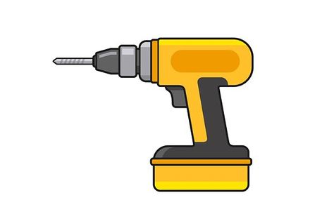 Electric Hand Drill Icon by in8finity on @creativemarket Plumbing Tools, Dramatic Play Themes, Men Christmas Gift, Electric Hand Drill, Speed Drills, Drill Brush, Easy Doodle, Shoe Decoration, Circular Saw Blades