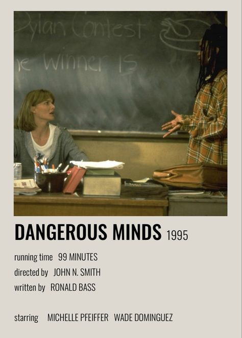 Dangerous Minds Poster, Dangerous Minds Movie, 00s Anime, Anime Girlboss, Whatsapp Theme, Movies To Watch Teenagers, Movie Hacks, Movie Recommendations, Anime Zodiac