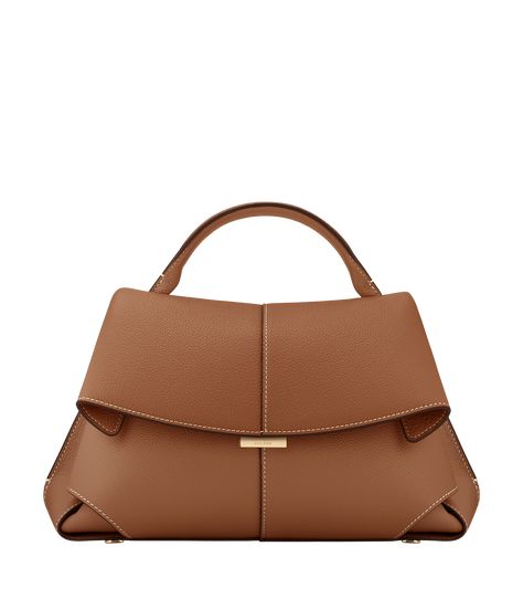 Polène | Bag - Mokki - Textured Camel Polene Mokki Bag Outfit, Polene Handbag, Trendy Designer Bags, Classy Purses, Micro Bags, Sacs Design, Timeless Bags, Latest Handbags, Patterned Backpack