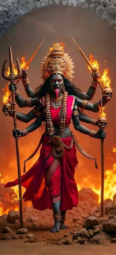 Mahakali Maa, Maa Pictures, Kali Picture, Lord Ram Image, Maa Kali Photo, Mata Kali, Satyam Shivam Sundaram, Maha Mantra, Maa Kali Images