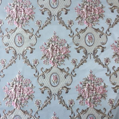 Versailles Pattern, Victorian Wallpaper, Fabric Curtain, Quality Curtains, 背景 シンプル, Curtain Designs, Wallpaper Living Room, Decoupage Paper, Jacquard Weave