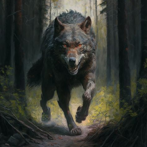 Dire Wolf Fantasy Art, Fantasy Dire Wolf, Big Wolf Art, Dire Wolf Art, Magical Creatures Mythology, Dire Wolves, Largest Wolf, Teen Wolf Art, Big Wolf