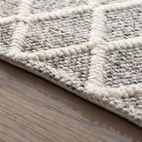 Union Rustic Beeson Geometric Handmade Flatweave Ivory/Stone Area Rug & Reviews | Wayfair Carpet Apartment, Farmhouse Area Rug, Classic Carpet, Wall To Wall Carpet, Entry Rugs, Area Room Rugs, Cheap Carpet, Farmhouse Area Rugs, Carpet Decor