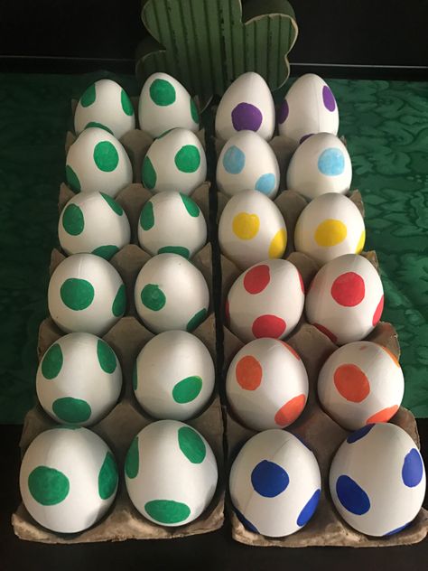 Yoshi Eggs Mario Party, Mario Birthday Party Pinata, 4th Birthday Party For Boys Mario, Mario Theme Decorations, Mario Peach Party, Super Mario Halloween Party, Yoshi Crafted World Party, Mario Halloween Party, Girly Super Mario Party