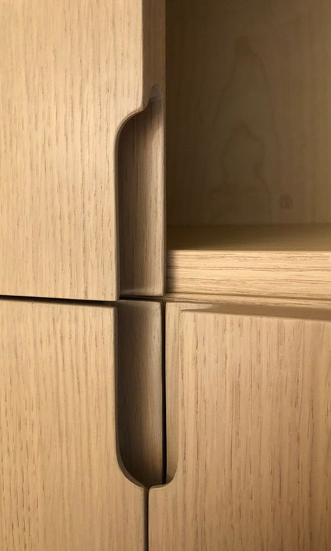 Handle Detail Design, Wardrobe Detail, Concealed Handle, Cabinet Detail, Wardrobe Handle, Wardrobe Handle Design, Door Handle Ideas, Cabinet Handle, Kitchen Handles Ideas