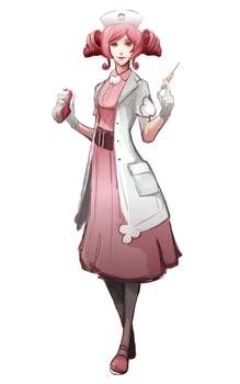 Boardgame Illustrations, Healer Oc, Menhera Aesthetic, Nurse Joy, Fantasy Role Playing, Yami Kawaii, Concept Art Character, Nursing Clothes, Pokemon Fan Art