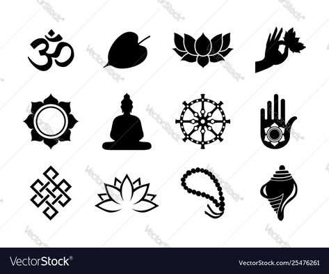 Bodhi Tree Leaf, Buddha Symbols, Vesak Day, Buddha Logo, Bodhi Leaf, Bodhi Tree, Leaf Logo, Tattoo Pattern, Logo Concept