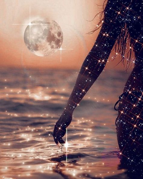 Goddess Background Aesthetic, Ethereal Summer Aesthetic, Cosmic Astethic, Soulful Aesthetic, New Moon Art, Cosmic Woman, Space Goddess, Cosmic Aesthetic, Cosmic Goddess