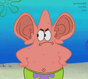 Patrick Star with big ears  “I heard that” Big Ears Meme, Patrick Funny, Spongebob Pics, Dora Funny, Spongebob Drawings, Funny Spongebob Memes, Spongebob Square, Spongebob Patrick, Ritter Sport