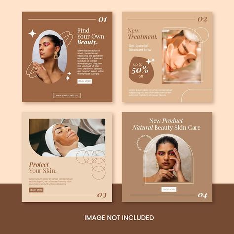 Flat minimalist beauty skincare promotio... | Premium Vector #Freepik #vector #banner #sale #social-media #instagram Beauty Design Graphic, Beauty Social Media Design, Skincare Social Media Design, Beauty Graphic Design, Skincare Promotion, Instagram Design Ideas, Social Media Layout, Beauty Social Media, Instagram Design Layout