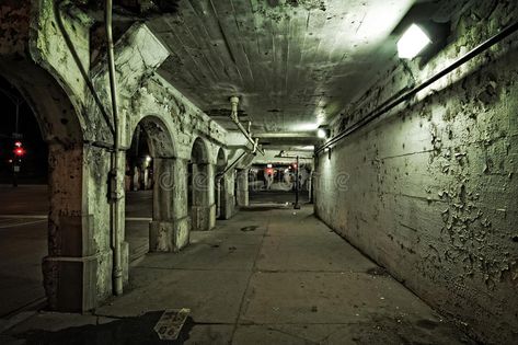 Dark and gritty Chicago urban city street and alley at night. De. Caying train b #Sponsored , #ad, #ad, #Chicago, #Dark, #gritty, #urban Gritty Aesthetic, Urban City Street, Train Bridge, Dark Street, City People, Dark Green Aesthetic, World Of Darkness, Urban City, City Street