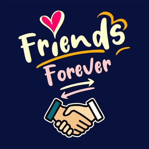 Best friends forever banner design frien... | Premium Vector #Freepik #vector #love-typography #friends-forever #friendship-day #friendship-background Friendship Background, Love Typography, 12 November, Friendship Day, Friends Day, My Photo Gallery, Best Friends Forever, Vector Photo, Friends Forever