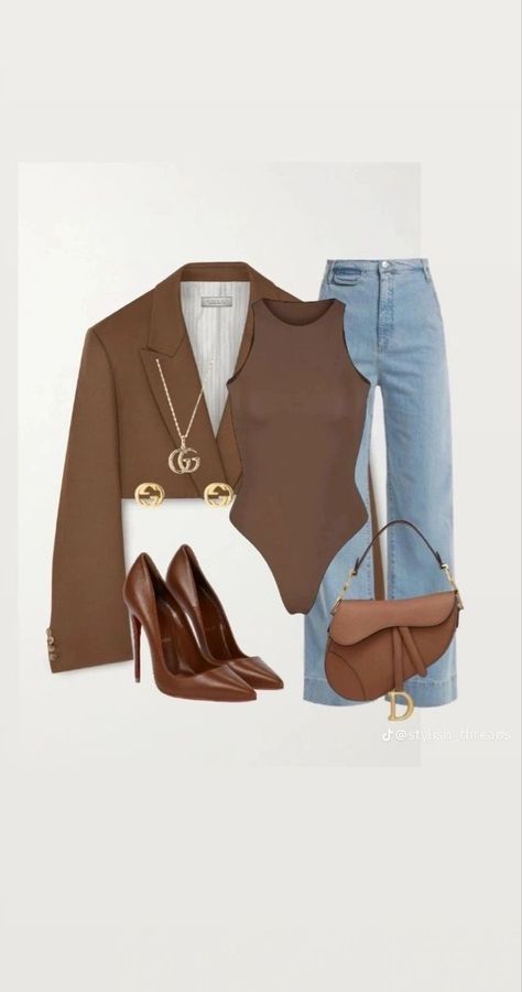 #elegantoutfit #brownoutfit #femininevibes #elegance Brunch Date Outfit, Cocktail Outfits, Cat Dress, Stylish Work Attire, Everyday Fashion Outfits, Stil Elegant, Classy Work Outfits, Classy Casual Outfits, Stylish Work Outfits