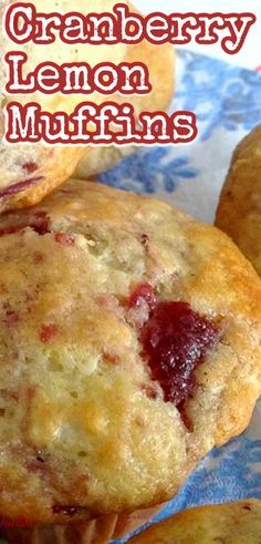 Cranberry Lemon Muffins, Rhubarb Oatmeal Muffins, Cranberry Sauce Muffins, Lemon Cranberry Muffins, Oatmeal Breakfast Muffins, Easy Breakfast Muffins, Lemon Cranberry, Muffins Blueberry, Fruit Muffins