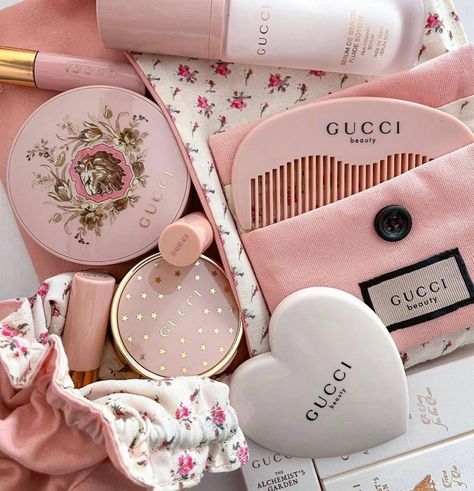 Gucci 🪮 and mirror available now! Add these to your beautiful collection. #gucci #smallbusiness #fashion #notourphoto Pink Gucci Aesthetic, Gucci Skincare, Gucci Aesthetic, Makeup Palette Collection, Gucci Makeup, Gucci Beauty, Beautiful Summer Wallpaper, Bridal Gift Wrapping Ideas, Magical Makeup