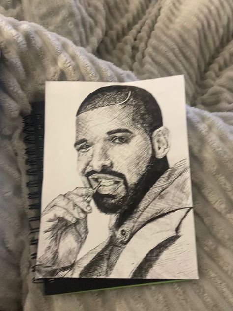 Drake Album Cover Drawing, Celeb Sketches, Drake Drawing, Drake Album Cover, Drakes Album, Afrocentric Art, Doodle Art Designs, Drawing Inspo, Drawing Sketch