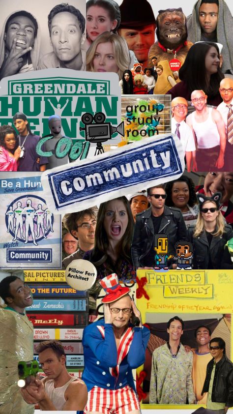 #community #communitytv #communitytvshow #sitcom Tv Shows, Community Tv Show Wallpaper, Tv Show Collage, Community Tv Show, Community Tv, Ignorance Is Bliss, Community Show, Group Study, Your Aesthetic