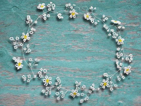 Excited to share this item from my shop: Daisy Chain Hair vine Flower girl, bridesmaid, bridal hair accessory, rustic boho wedding handcrafted in UK #wedding #bridalhaircrown #springwedding #daisybridalcrown #rustichairvine #bohowedding Rustic Boho Wedding, Bridal Hair Accessory, Rustic Boho, Bridal Crown, Daisy Chain, Hair Vine, Crown Hairstyles, Uk Wedding, Bridal Hair Accessories